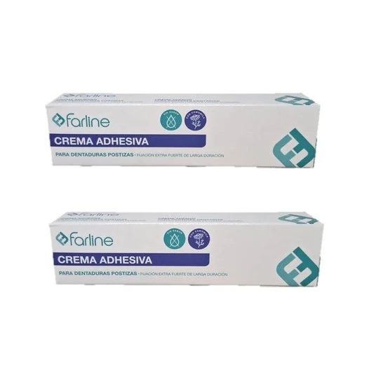 Farline Crema Adesiva Protesi Dentaria 2x40g
