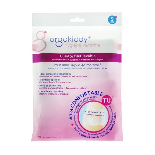 Orgakiddy lavabile Panty Net Panty One Size solo 5 unità