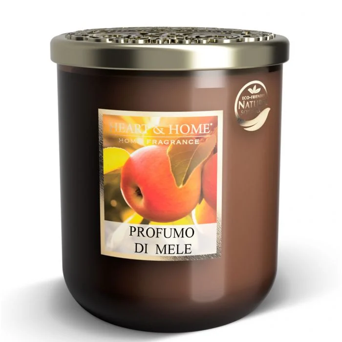 HEART & HOME Candela Piccola 110 gr – Profumo di Mele