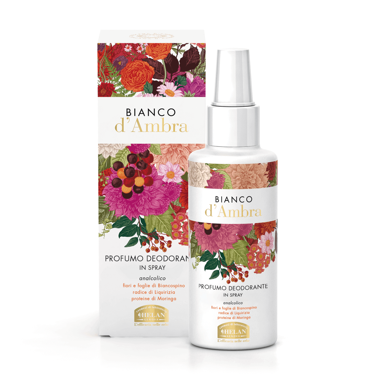 HELAN Bianco d’Ambra – Profumo Deodorante Analcolico in Spray