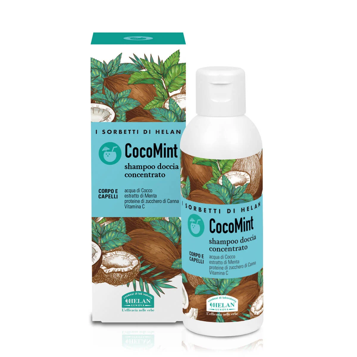 HELAN I Sorbetti Coco Mint – Shampoo Doccia Concentrato