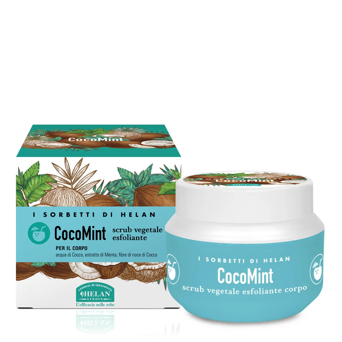 HELAN I Sorbetti Coco Mint – Scrub Vegetale Esfoliante