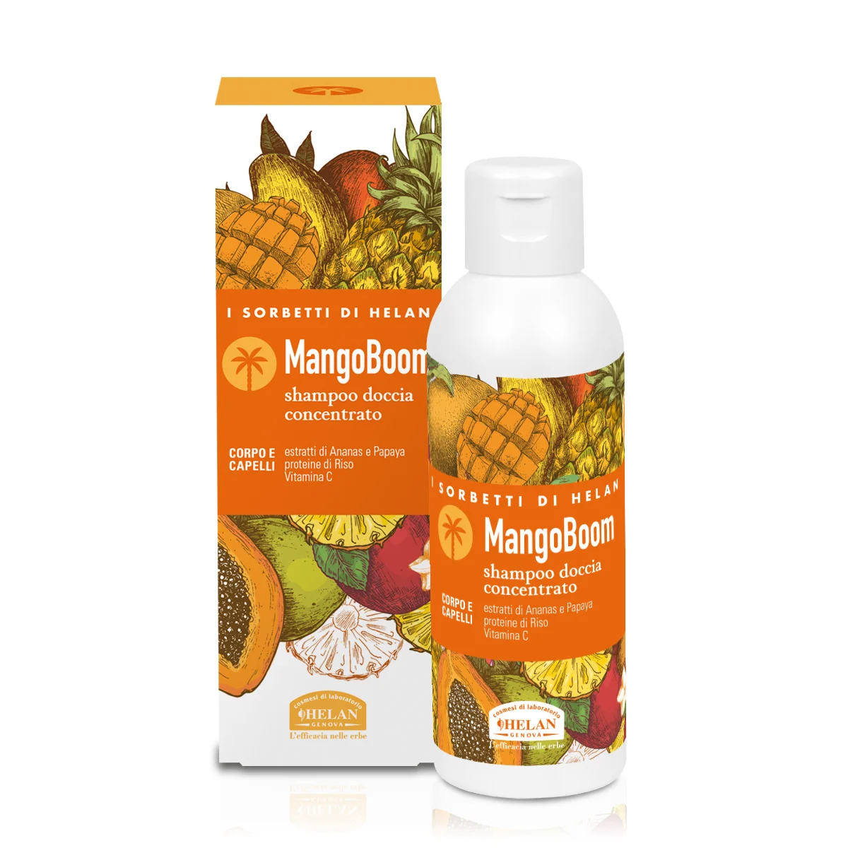 HELAN I Sorbetti MangoBoom – Shampoo Doccia Concentrato