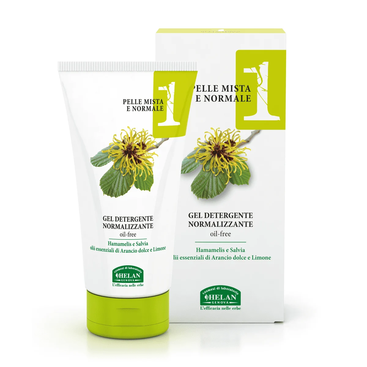 HELAN Linea Viso 1 Pelle Normale e Mista – Gel Detergente Normalizzante