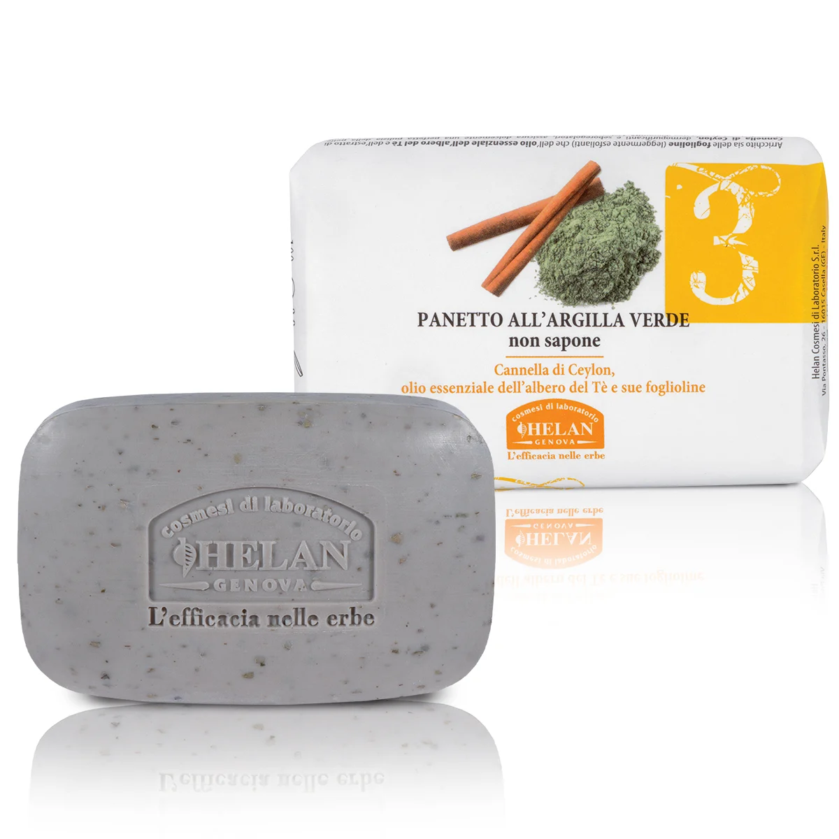 HELAN Linea Viso 3 Pelle Grassa e Impura – Panetto all’Argilla Verde