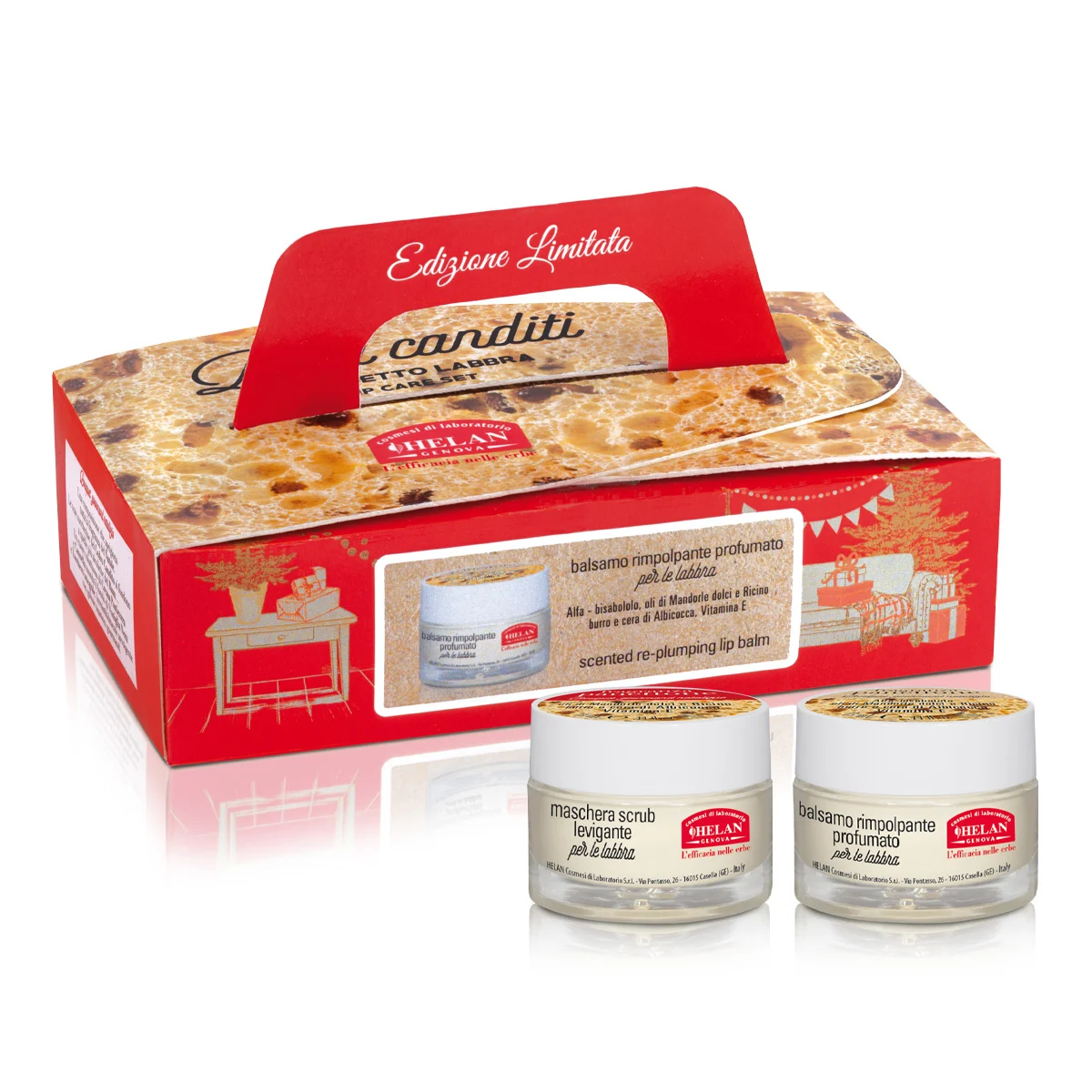 HELAN Panettone – Baci Canditi Cofanetto Labbra