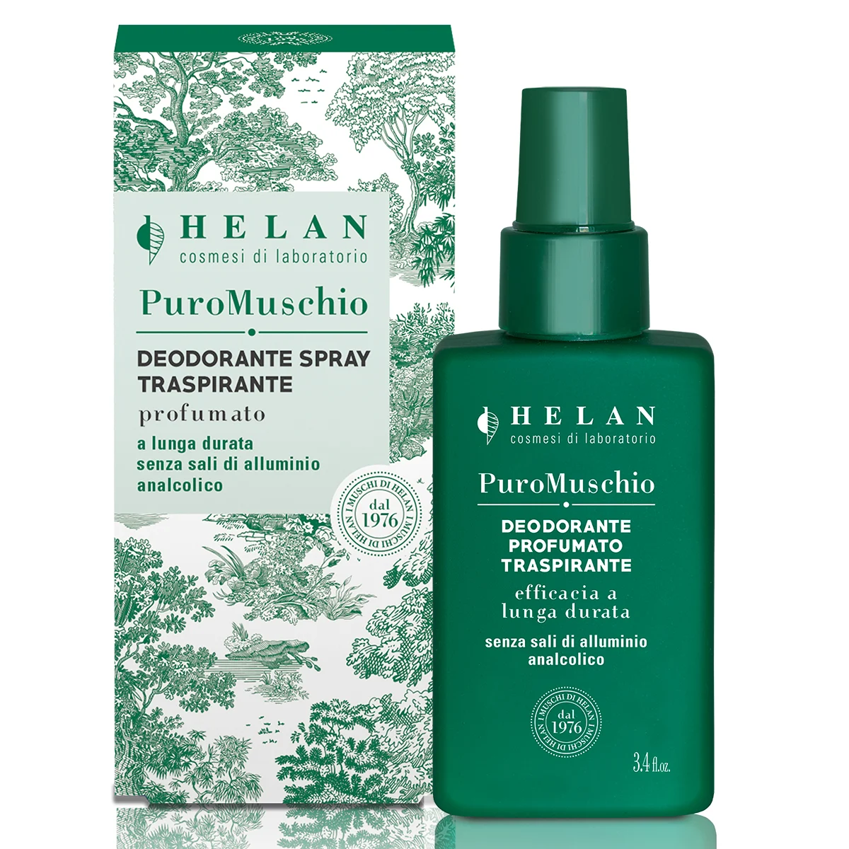 HELAN Puro Muschio – Deodorante Spray Traspirante Profumato
