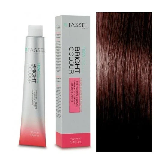 Tassel 6.54 Biondo scuro ramato auburn Keratin Dye 100ml