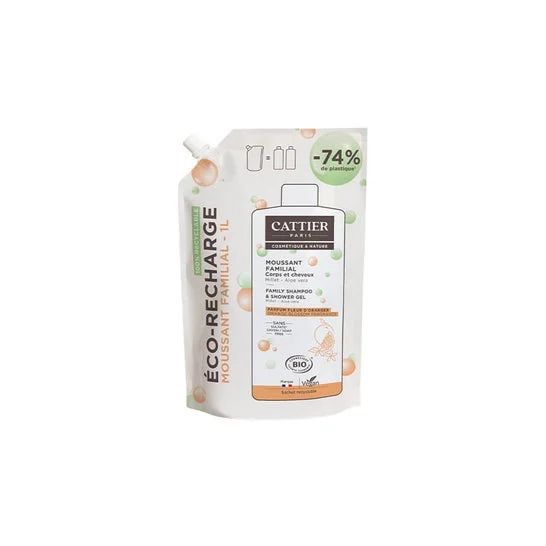 Cattier Recarga Espuma Familiar Bio Sin Sulfatos 1L