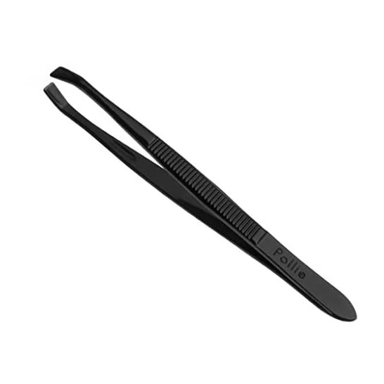 Pinzette Eurostil 8cm Nero 1pc