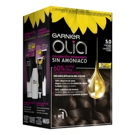 Garnier Olia Permanent Hair Color N°5.0 Light Brown 4 pezzi