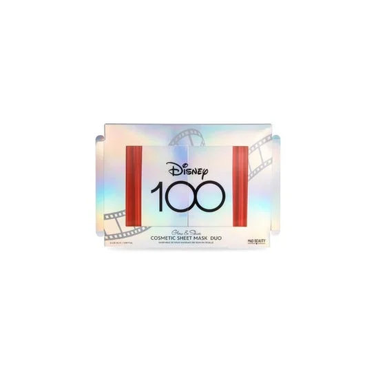 Mad Beauty Disney 100 Glow & Shine Cosmetic Sheet Mask Duo Kit