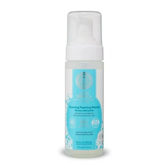 Mousse Natura Siberica detergente spumoso a pelle grassa o mista 150ml