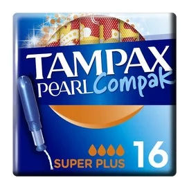 Tampax Pearl Compak Super Plus Tamponi 16 pezzi