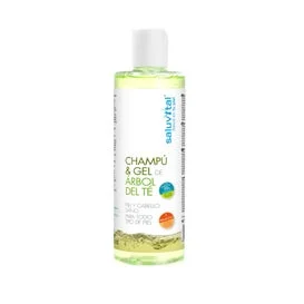 Saluvital champú & gel de árbol del té 300ml