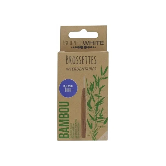 Superwhite Bamboo Brush 9mm 8uts