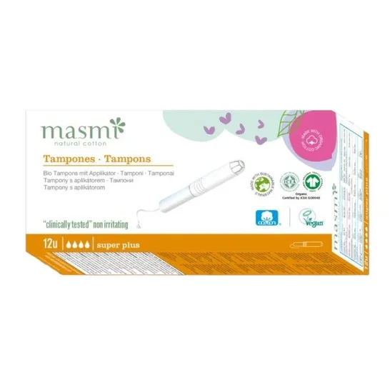 Masmi Tamponi con applicatore Super Plus biodegradabile 14 pz