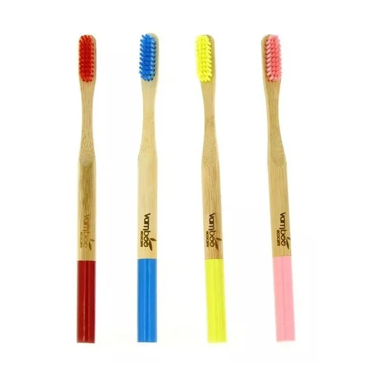 Vamboo morbido spazzolino da denti per adulti 1pc