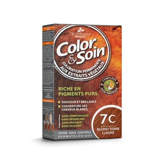 Color & Soin Kit Colorazione Permanente 7C Biondo Rame Terra