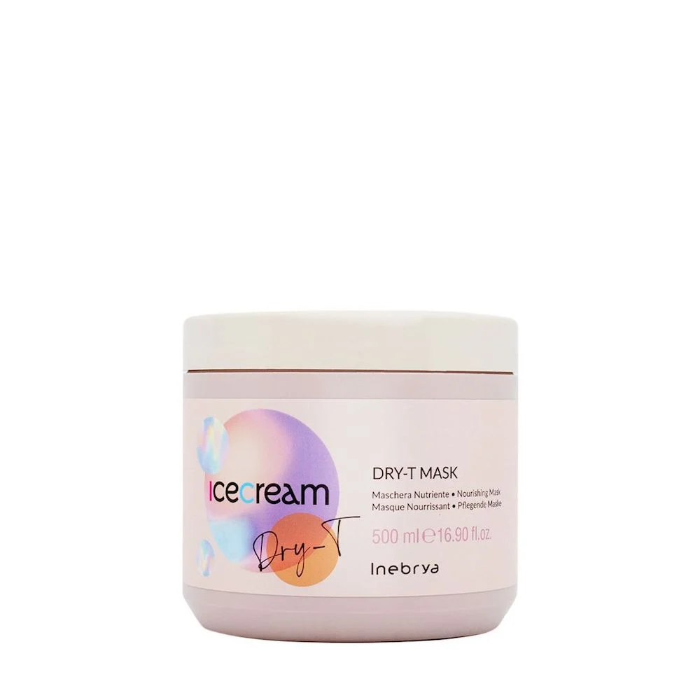 INEBRYA ICE CREAM DRY-T MASCHERA BANANA PER CAPELLI SECCHI CRESPI E TRATTATI 500ML