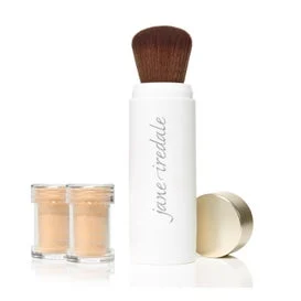 Jane Iredale Set Powder-Me Brush Spf30 + 2 Ricarica Tanned