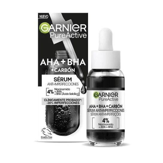 Garnier Pure Active Carbón Sérum Anti-Imperfecciones 30ml