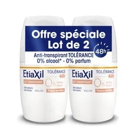 Etiaxil Dédorant Anti-Transpirant Tolérance 48h 2x50ml