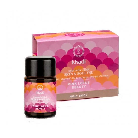 Khadi Elixir Ayurveda Olio Equilibrante di Loto Rosa 10ml