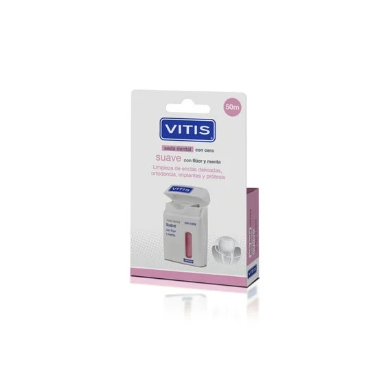 Vitis™ Filo interdentale morbido con fluoruro e menta 50m