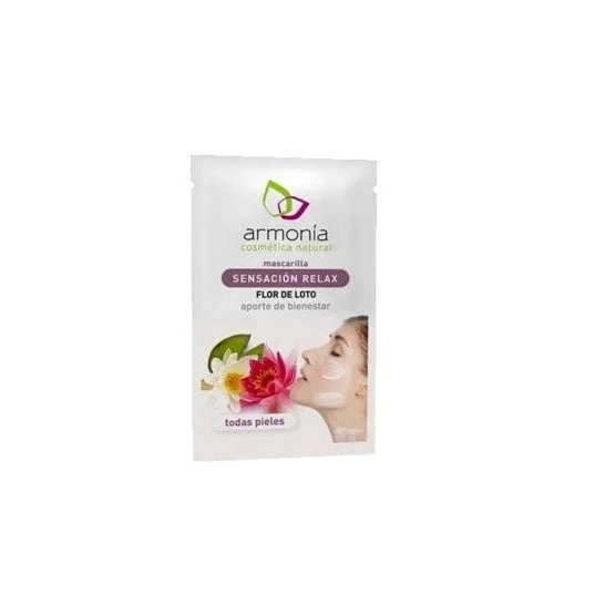Armonia maschera facciale sensazione di rilassarsi fiore di loto 10g