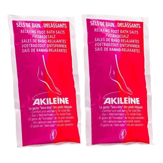 Akileine Sali da bagno rilassanti Piedi stanchi 2x150g