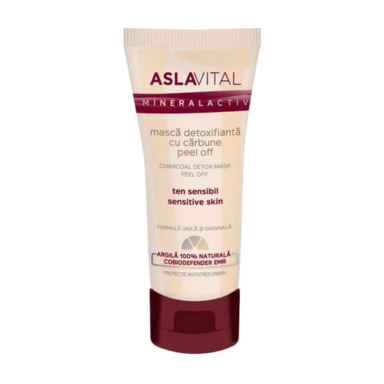 Aslavital Mascarilla Detoxificante con Carbon Activo 100ml