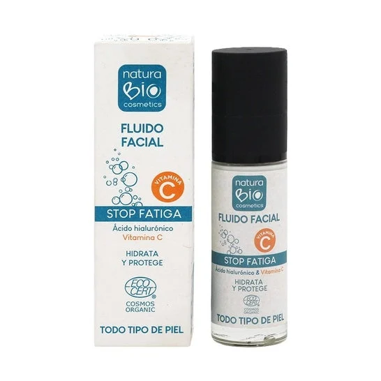 NaturaBIO Cosmetics Fluido Facial Stop Fatiga Vitamina C 30g