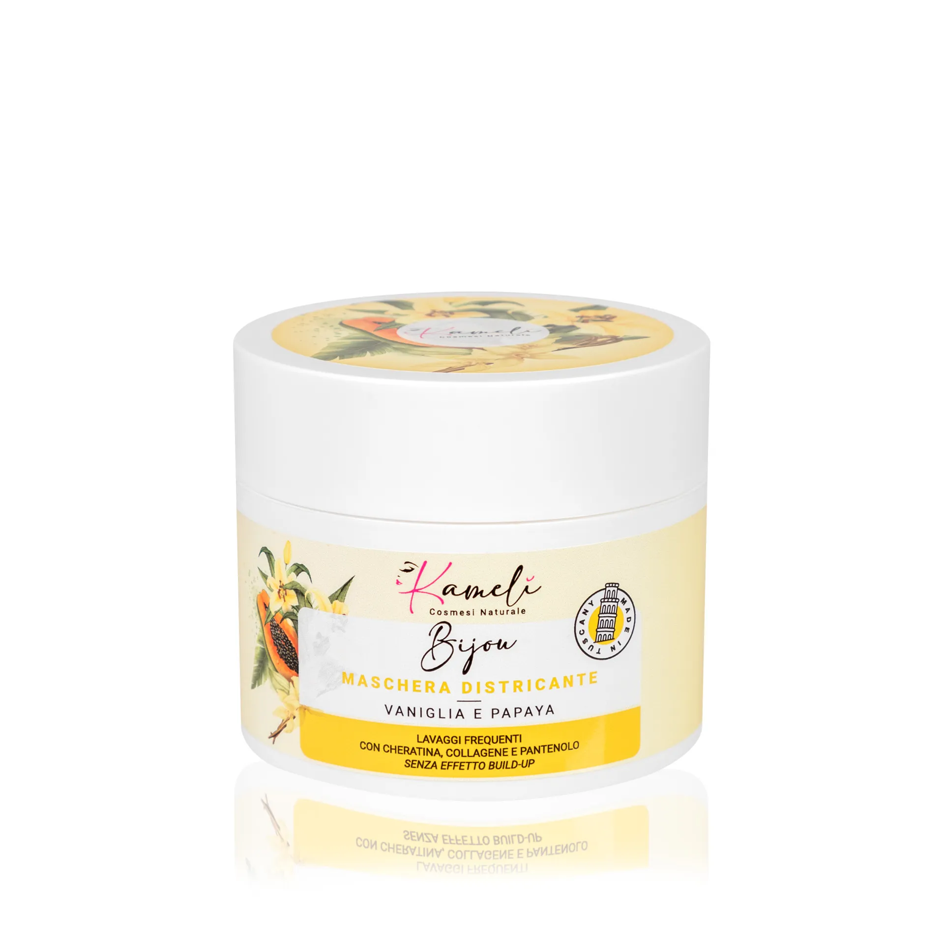 KAMELÌ Bijou – Maschera Capelli Vaniglia e Papaya