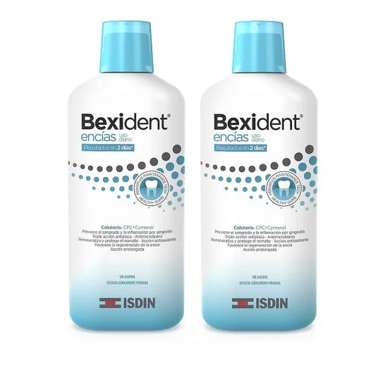 Bexident collutorio per uso quotidiano di gomme, confezione da 2 unità x 500ml