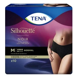 Tena Silhouette Black Low M 12 pezzi