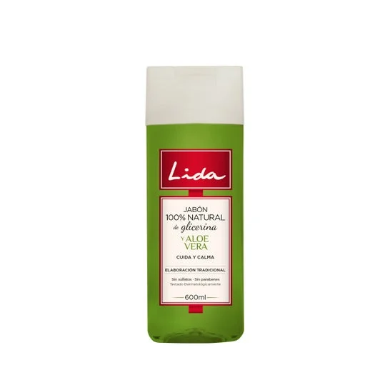 Lida Sapone 100% Naturale Glicerina e Aloe Vera 600ml