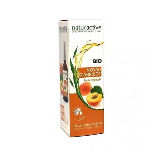 Naturactive Organic Apricot Kernel Oil viso e capelli 50ml