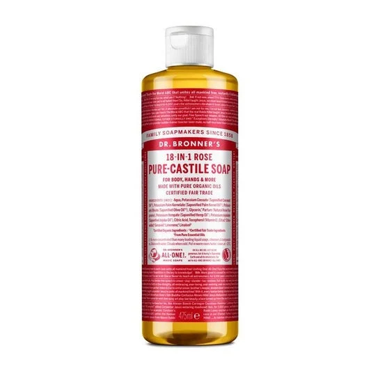Dr. Bronner's Jabón Líquido Rosas Bio 475ml