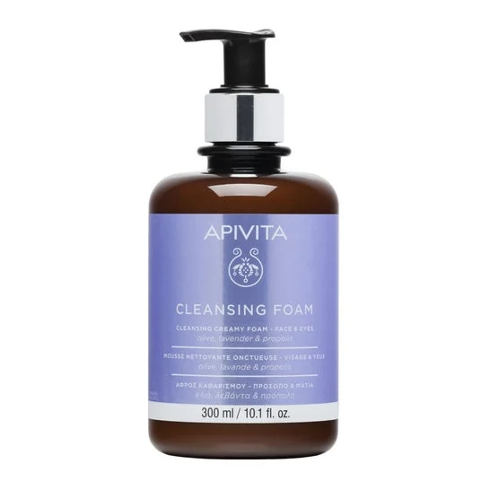 Apivita Cleasing Foam Face-Eyes 300ml