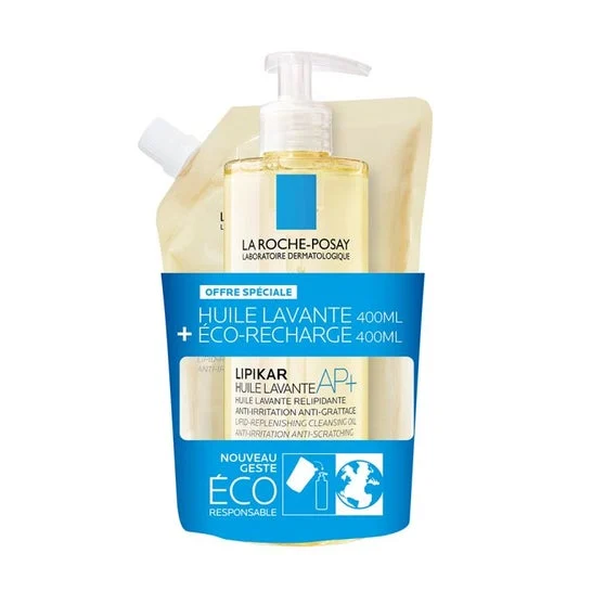 La Roche-Posay Pack Duo Aceite de Lavado + Eco Recarga