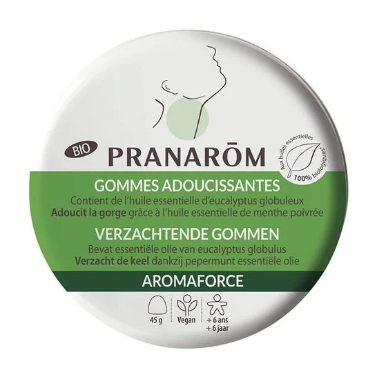 Aromaforce Goma Calming Garganta Eucalipto 45g