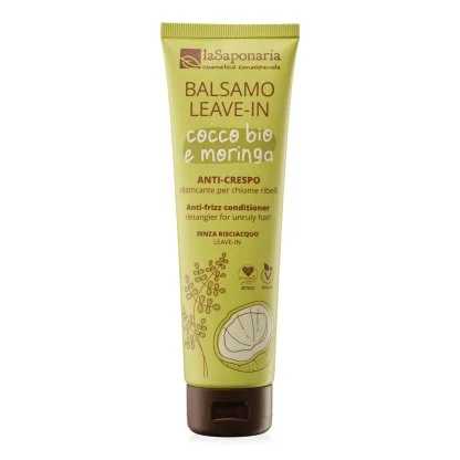 LA SAPONARIA Balsamo Leave In Anticrespo Cocco Bio e Moringa
