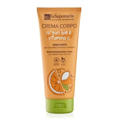 LA SAPONARIA Crema Corpo Idratante Argan Bio e Vitamina C