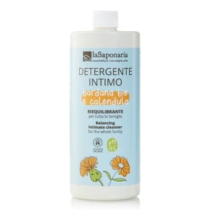 LA SAPONARIA Detergente Intimo Riequilibrante – Bardana Bio e Calendula 1 Litro