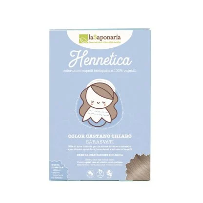 LA SAPONARIA Hennetica – Sarasvati Tinta Vegetale Color Castano Chiaro