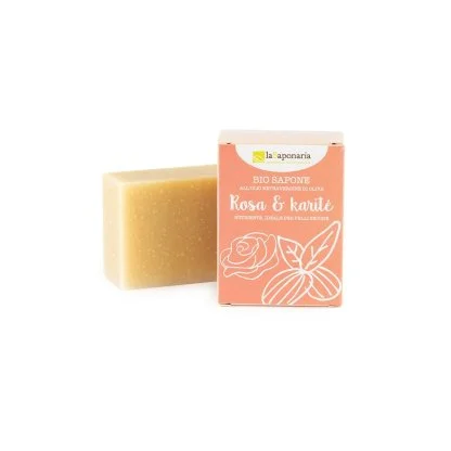 LA SAPONARIA Sapone Rosa e Karitè
