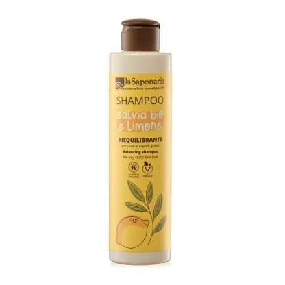 LA SAPONARIA Shampoo Riequilibrante Salvia Bio e Limone
