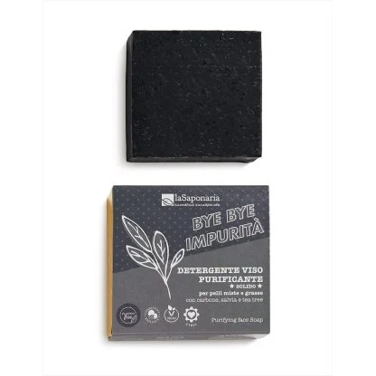 LA SAPONARIA Wonder Pop Detergente Viso Solido Purificante Bye Bye Impurità