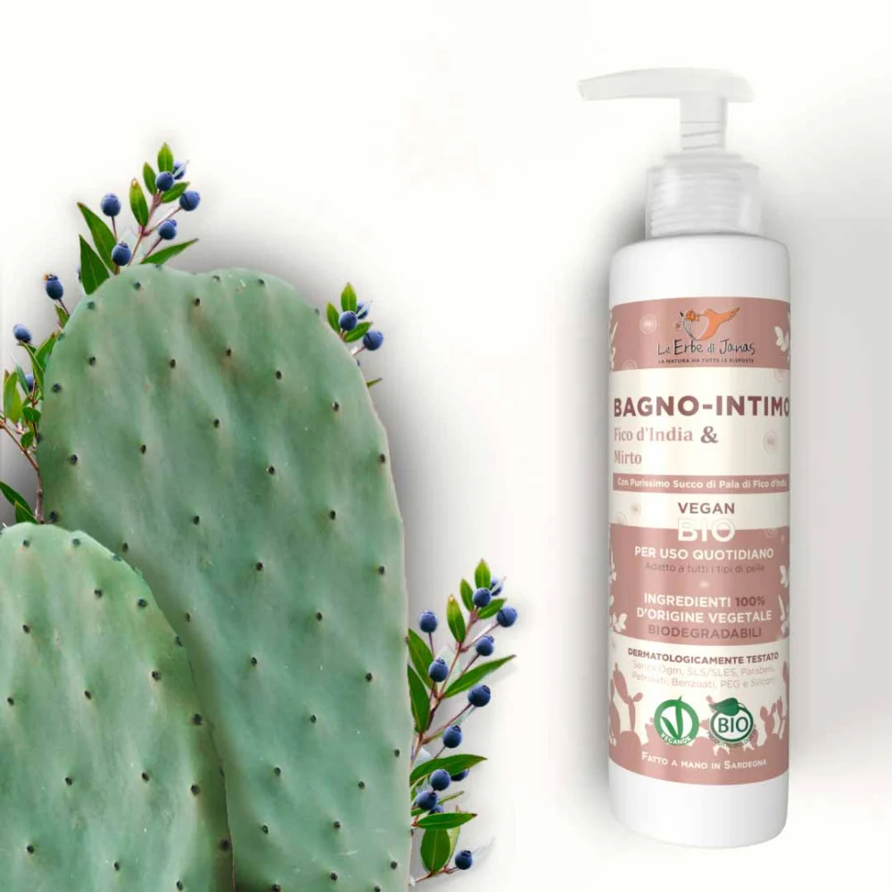 LE ERBE DI JANAS Bagno Intimo Fico d’India e Mirto Bio